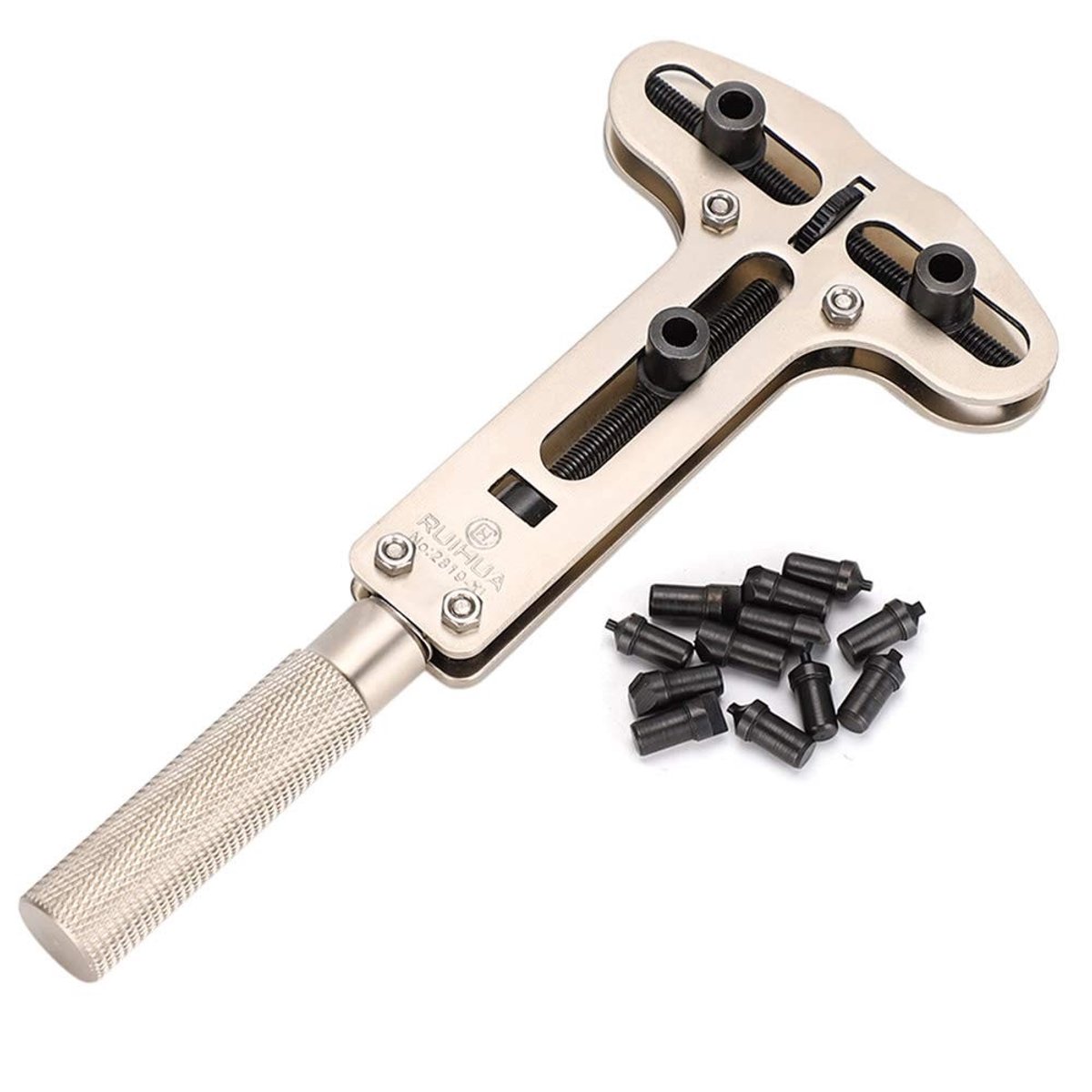 Dailygoods- Horlogereparatieset Professionele Gereedschappen - Horloge Opener - Horloge Schroevendraaierset - Horloge Inkorter - Veerpennen Gereedschap - Inclusief Etui