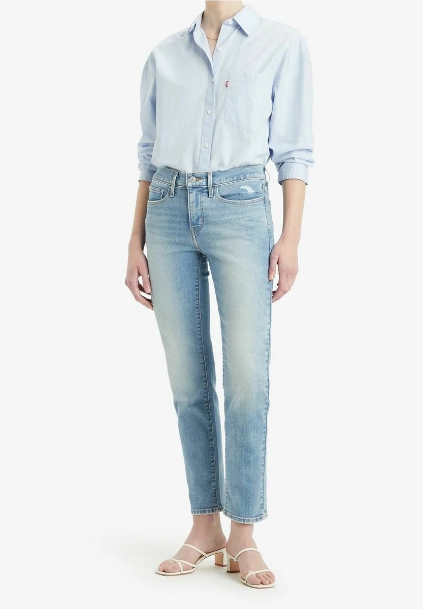 Levi’s Dames Model 312 Shaping Slim Stellar Stretch 5 pocket Blauw