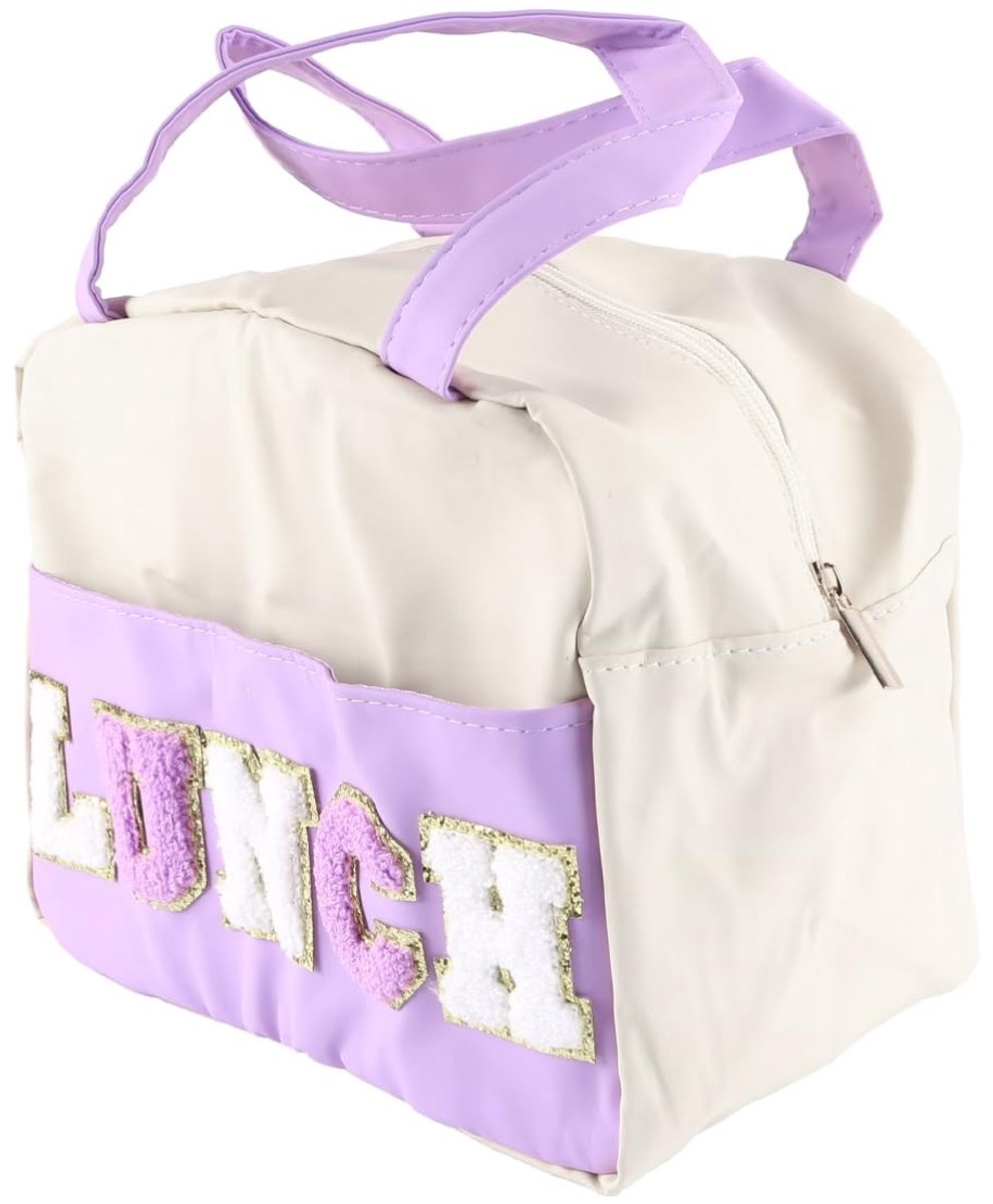 Dailygoods- Lunchtas Geïsoleerd - Dames - Waterdicht - Herbruikbaar - Klein - Handgreep - Schattig Letterontwerp - Lunchbox