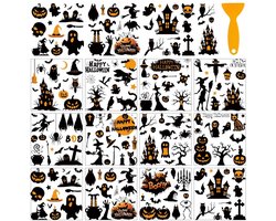 Dailygoods- Transferstickers - 12 Vellen - Pompoen/Gest