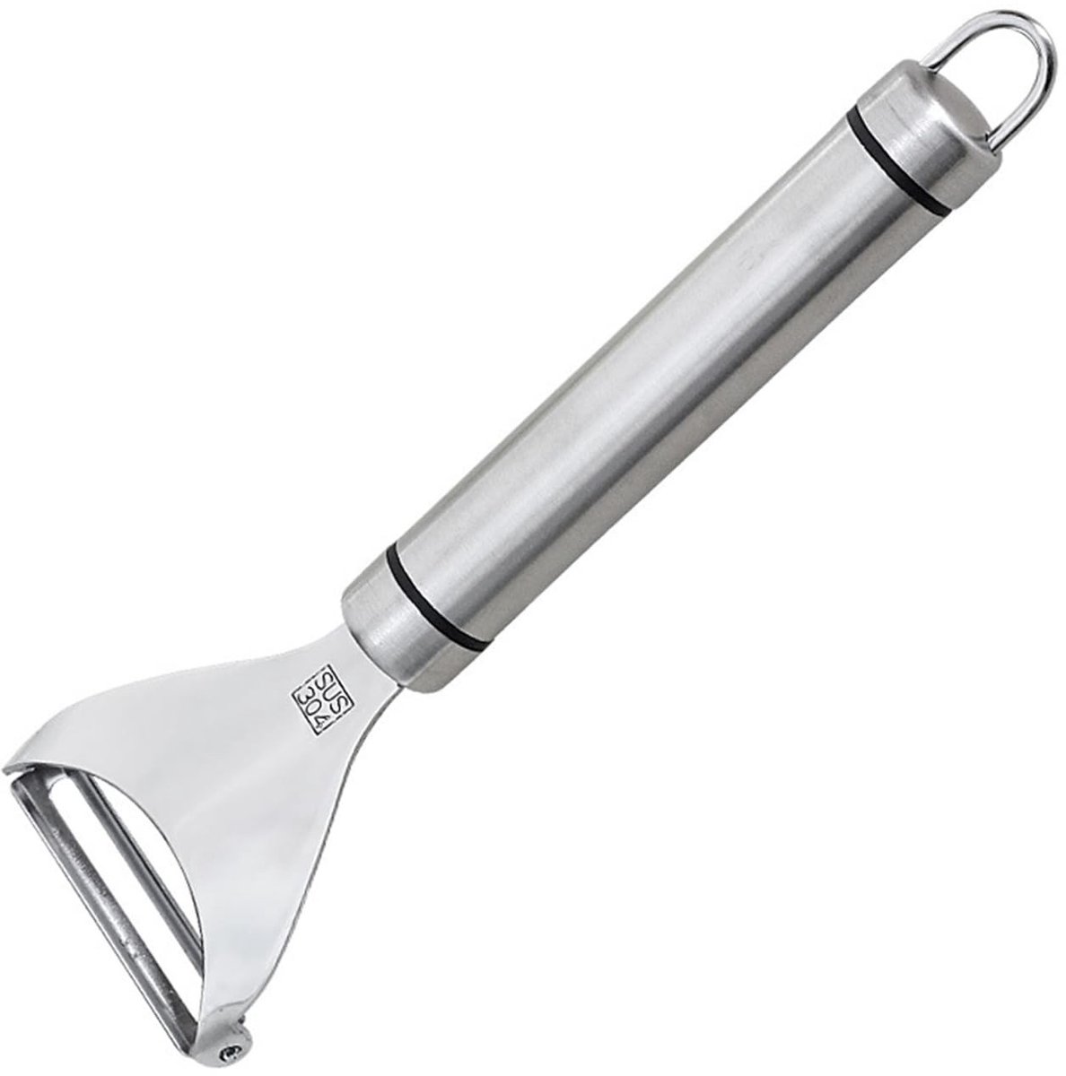 Dailygoods- Dunschiller Y-vormig - Roestvrij Staal - Multifunctionele Keukenschiller - Aardappelschiller - Vaatwasmachinebestendig - Ingebouwde Aardappeloogverwijderaar