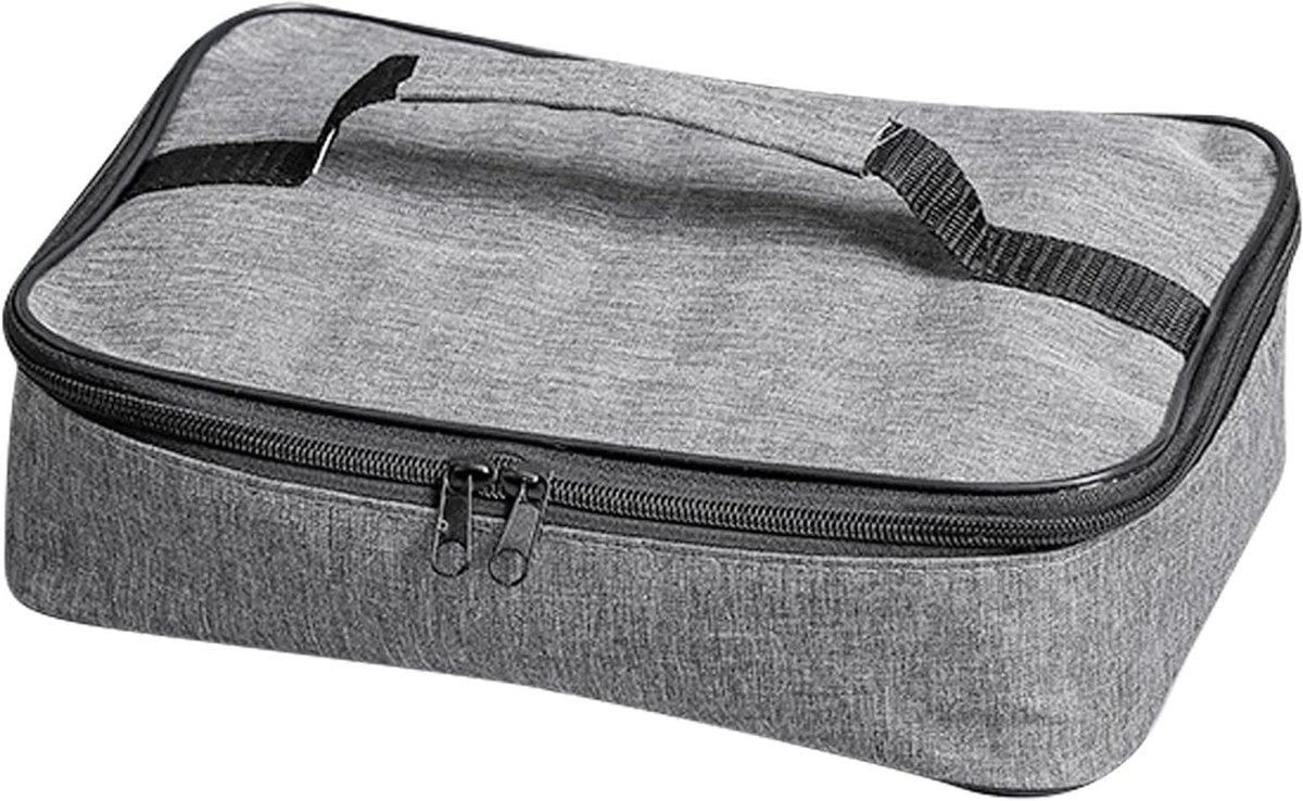 Thermische Koeltas 4L voor Koude en Warme Maaltijden, Draagbare Lunchbox met Handvat, Herbruikbaar voor School en Werk