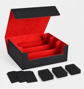 TCG Opbergdoos met Magneetsluiting & 10 Card Dividers 3 foam blockers-Deckbox-Storage Box 2100 Trading Cards-Riftbound, Pokémon, Magic, Yu-Gi-Oh!-Kaartenbox Hardcase