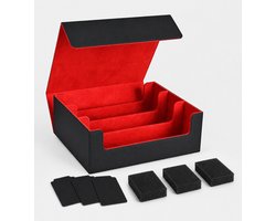 TCG Opbergdoos met Magneetsluiting & 10 Card Dividers 3 foam blockers-Deckbox-Storage Box 2100 Trading Cards-Riftbound, Pokémon, Magic, Yu-Gi-Oh!-Kaartenbox Hardcase