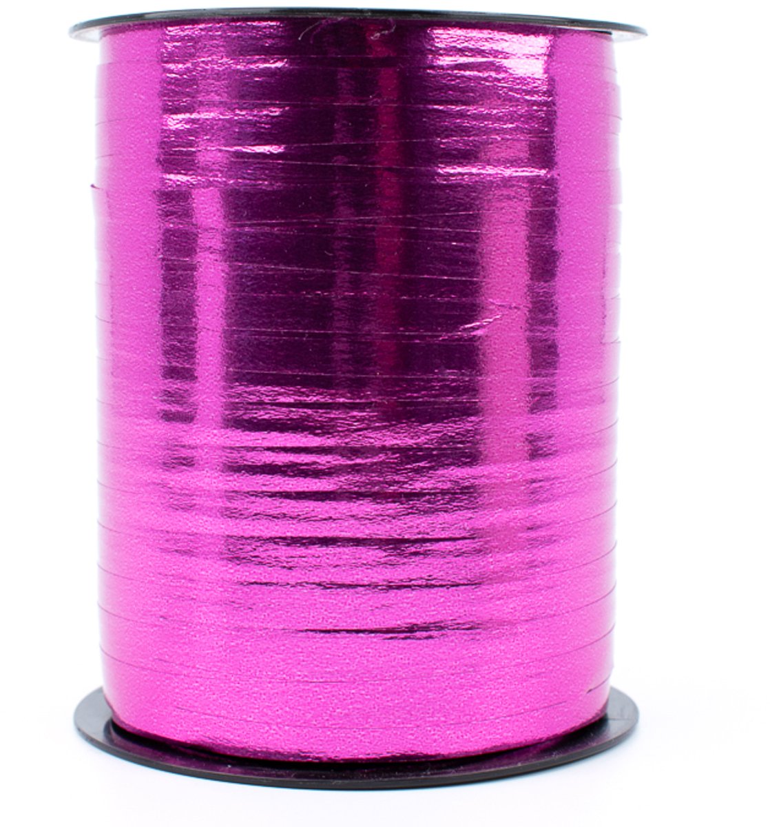 Krullint - 5 mm x 500 m - roze - metallic
