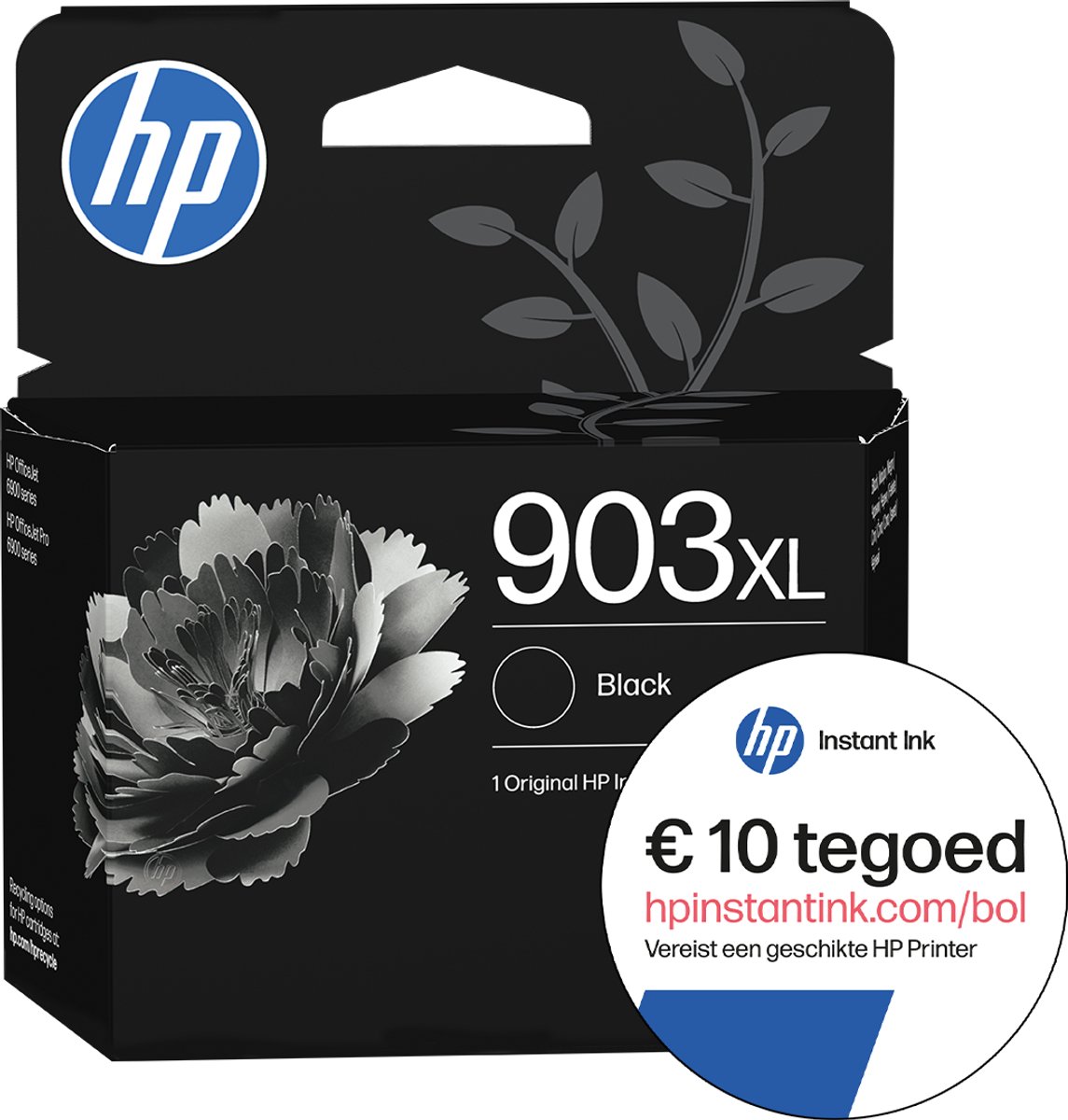 HP 903XL - Inktcartridge - Origineel - Zwart + Instant Ink tegoed