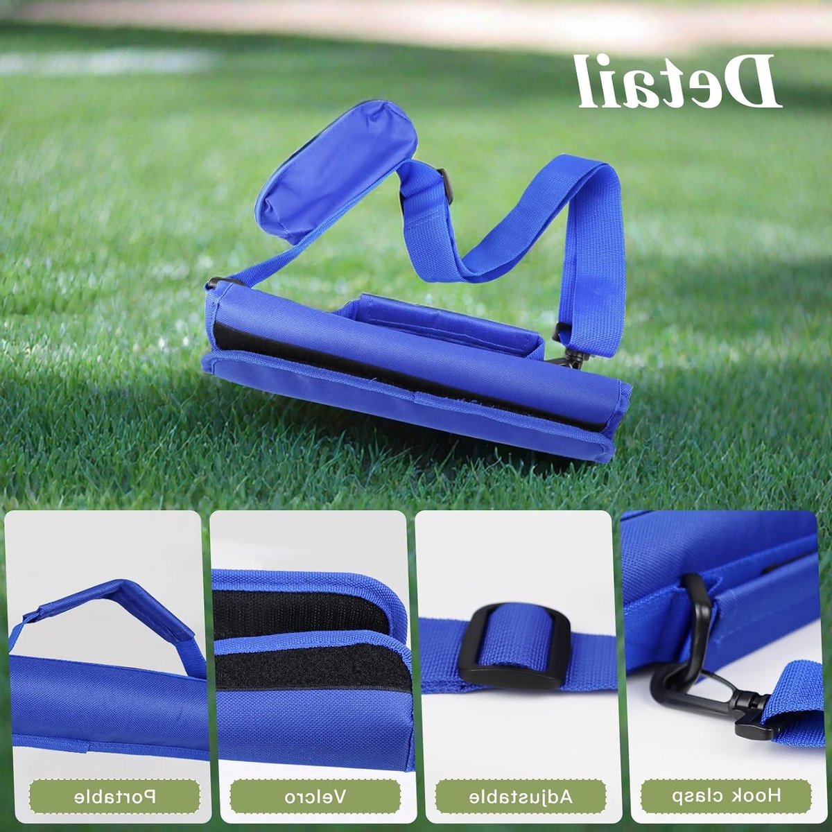 Vouwbare golf tas voor heren en dames, lichtgewicht en duurzaam, geschikt voor 3-5 golfclubs, met schouderband en handvat