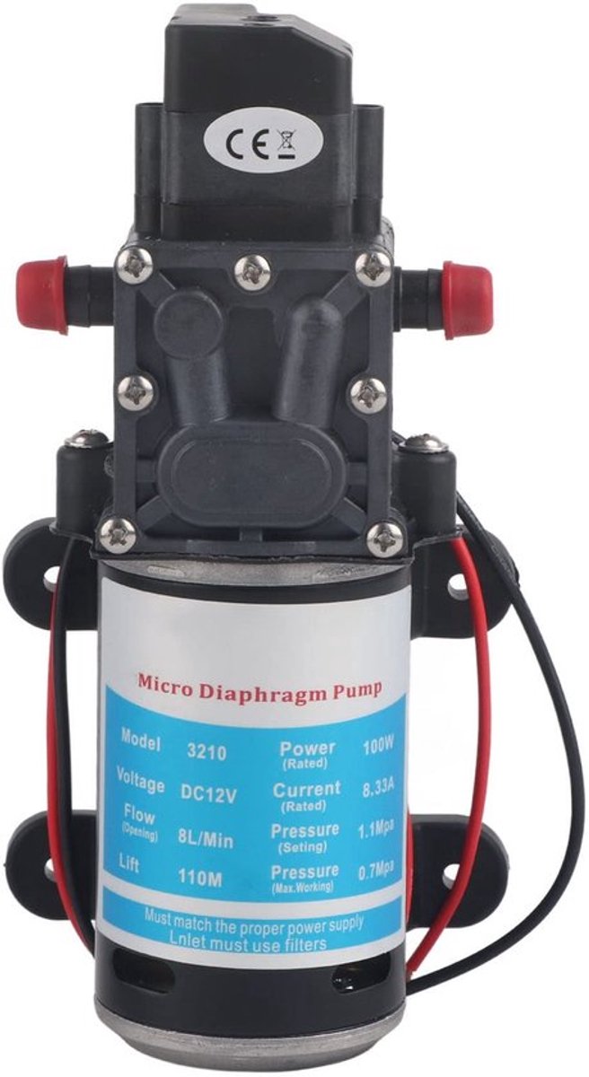 Allecto - Waterpomp - Diaphragm Pomp - Zelfaanzuigend en Hoge Druk