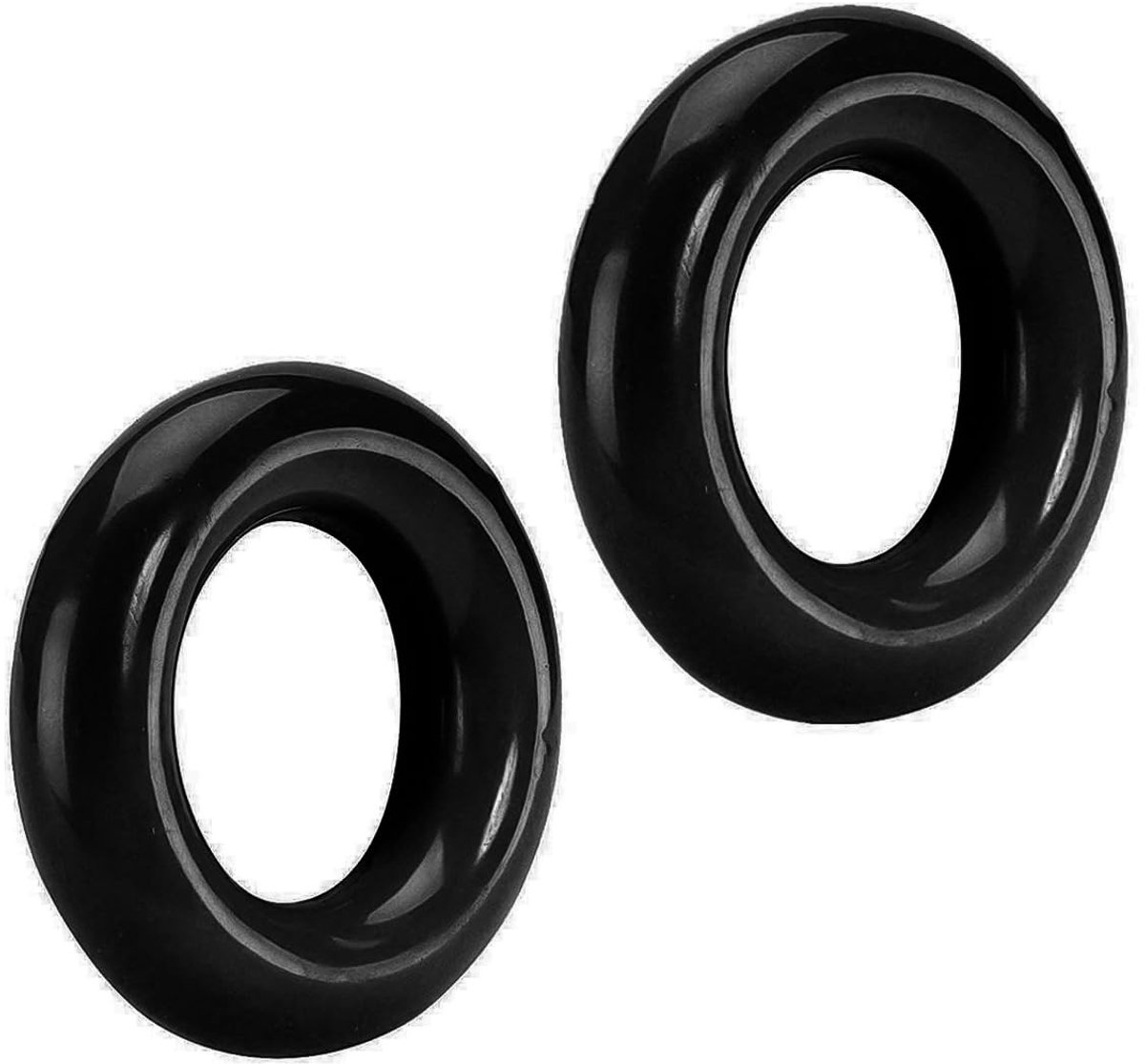 Dailygoods - Set van 2 Verzwaarde Golf Swingringen voor Training