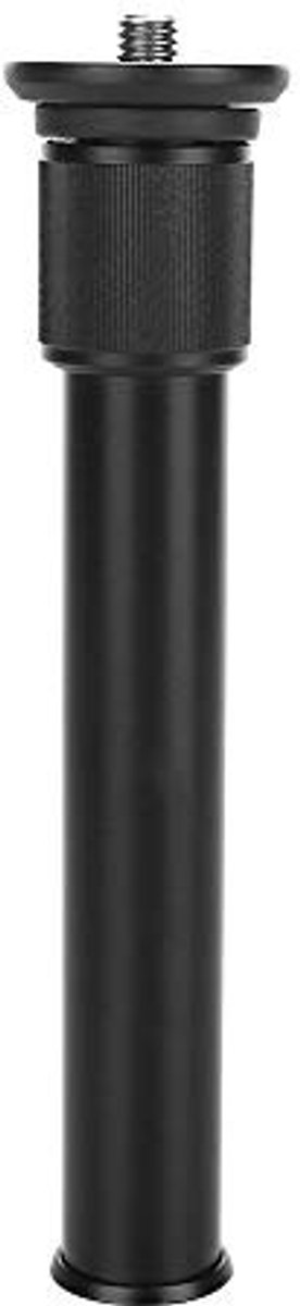Dailygoods- Verlengstang 30 cm - Aluminiumlegering - Verstelbare Telescoopstang - 3/8 inch Schroefgat - Compatibel met Camera's/Statieven - Dubbel Scharnier Ontwerp - Fotografie-statief
