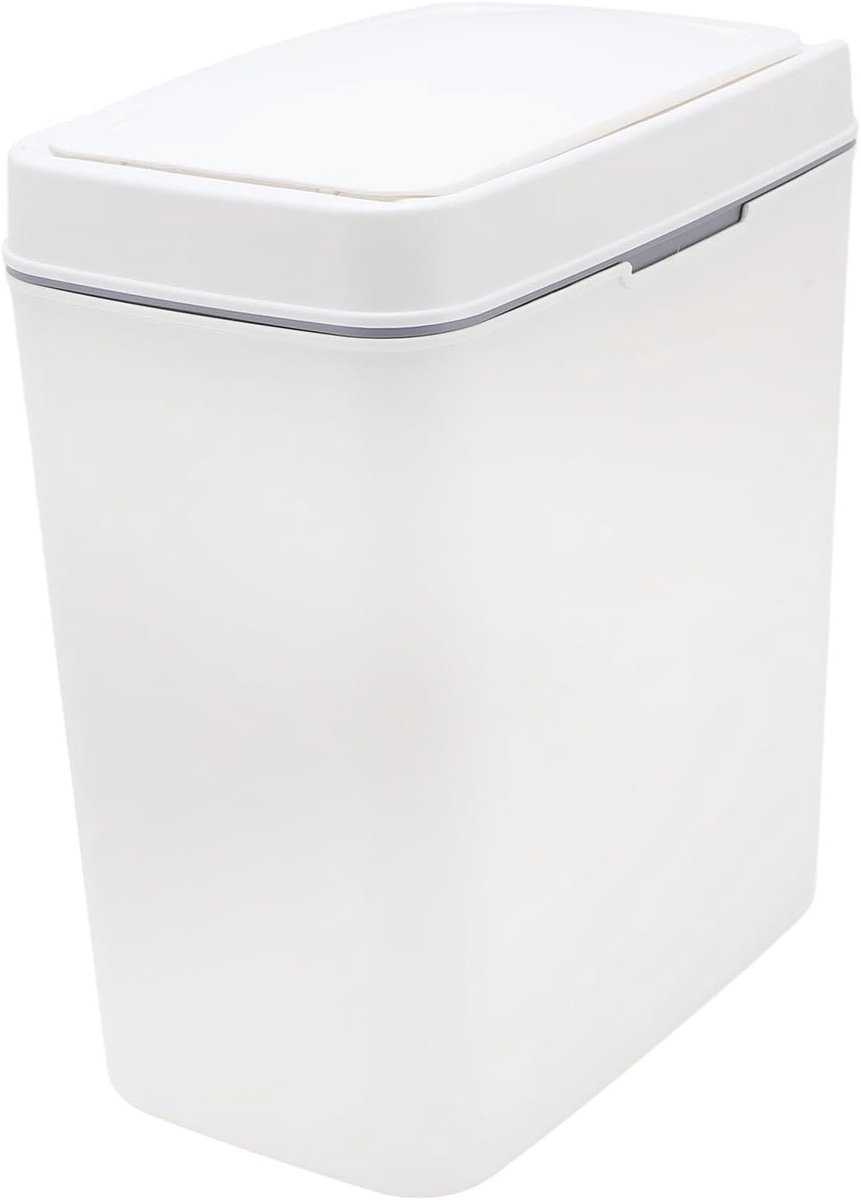 Contactloze Sensor Afvalbak 15L - Waterproof IPX5 voor Badkamer, Keuken en Woonkamer - Slimme Afvalcontainer met Modern Ontwerp