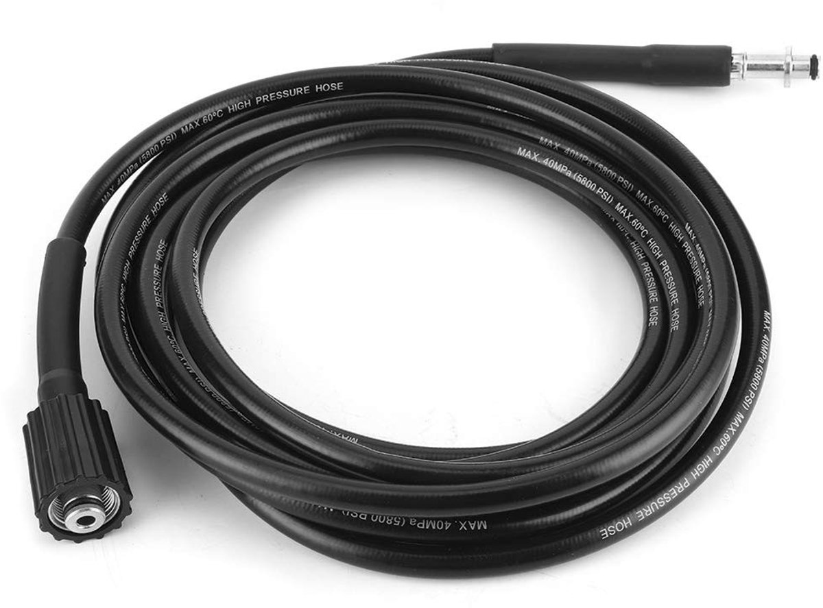Dailygoods- Was Slang Rubber - Geschikt voor Karcher K2/K3/K4/K5 - 6m/19,69ft - 40MPa/5800PSI - Max. temperatuur 60°C - Hoogwaardige kwaliteit - Reinwater Slang
