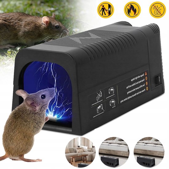 Elektrische Rattenval/Rattenval Elektrisch Met Anti-Ontsnappingsdeur ...