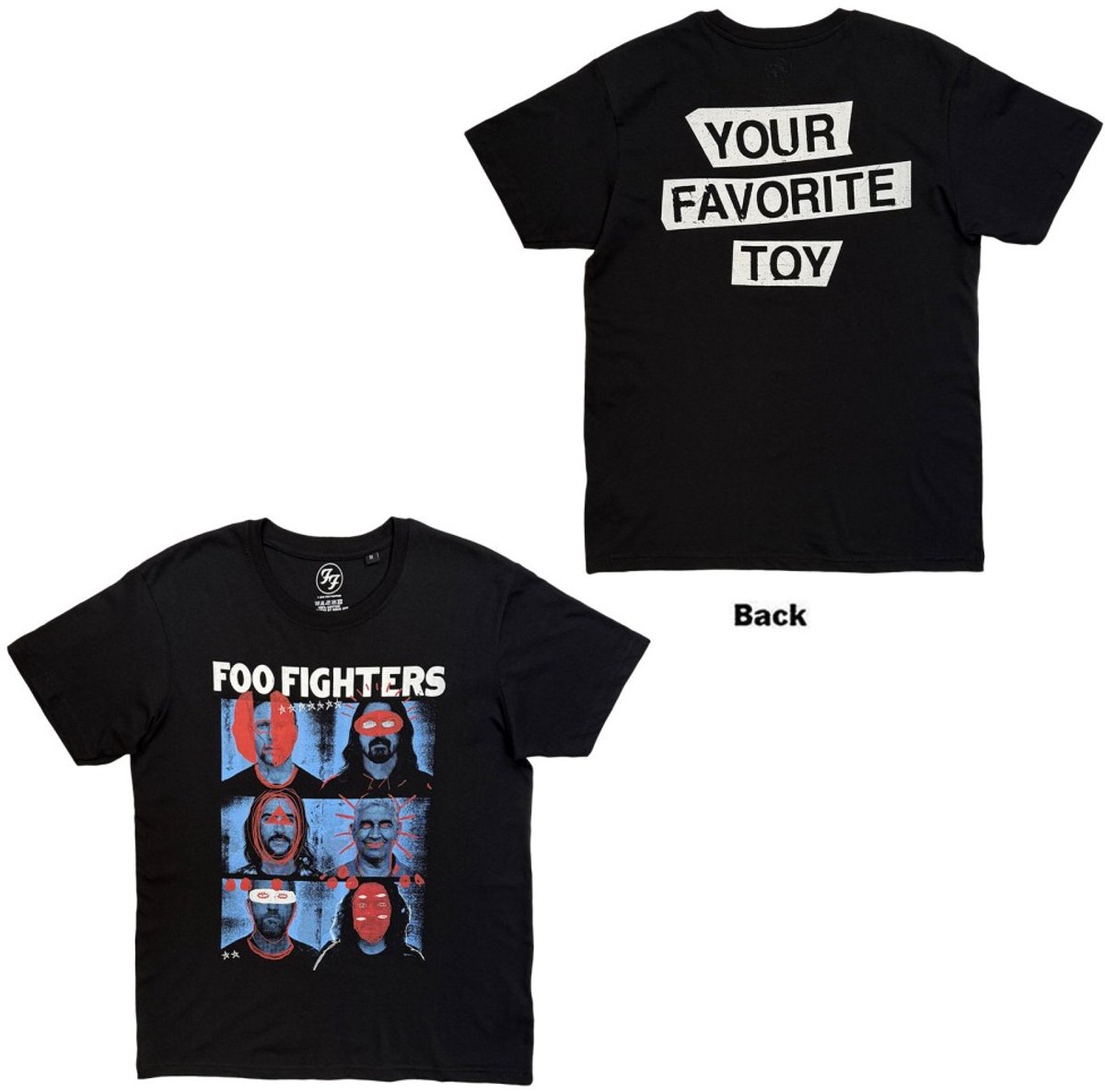 Foo Fighters - Your Favourite Toy Heren Tshirt - S - Zwart
