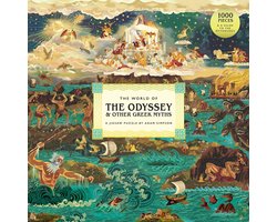 The World of the Odyssey & Other Greek Myths: A 1000-Piece Jigsaw Puzzle by Adam Simpson