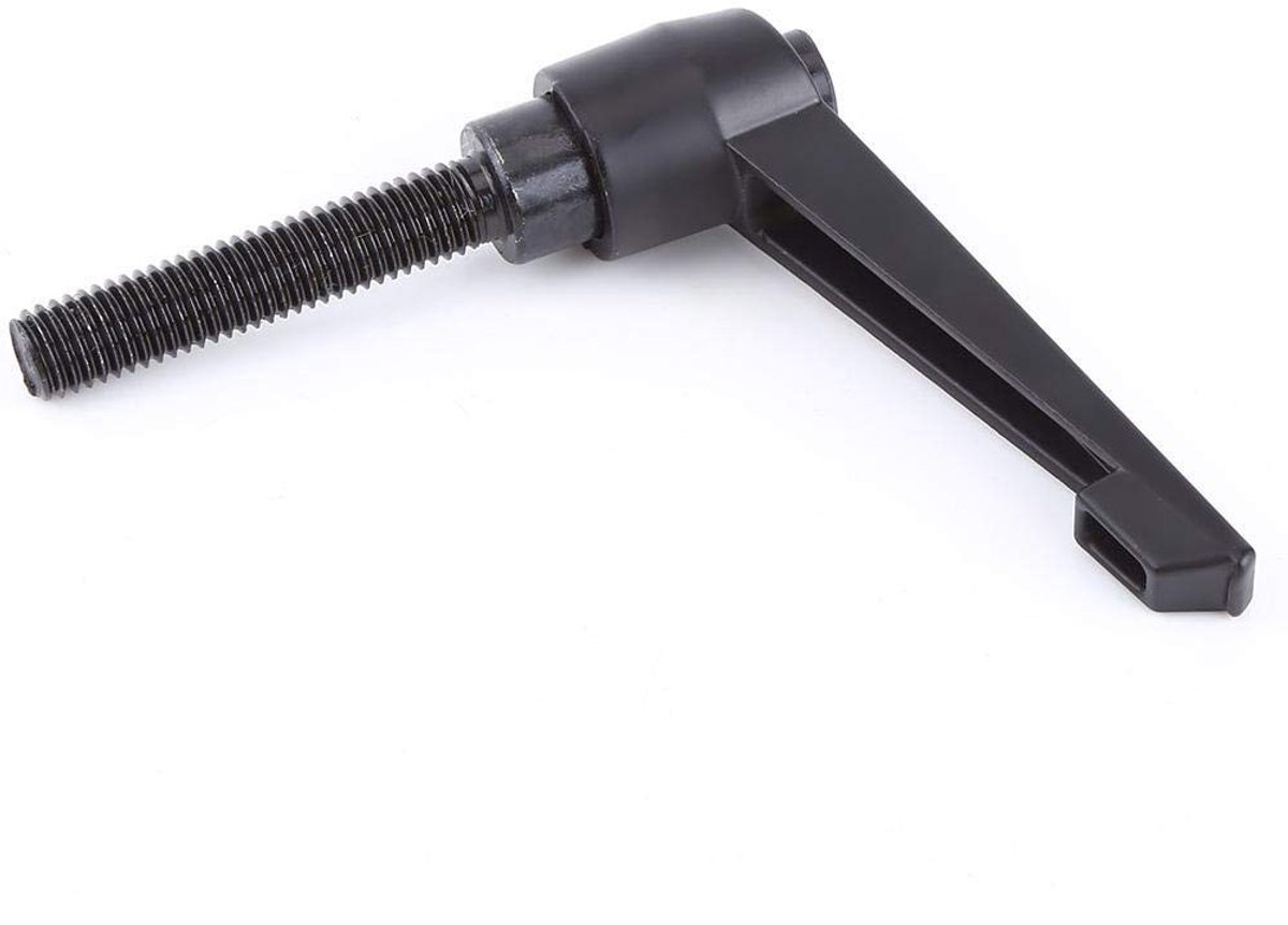 Dailygoods- Schroef M10 x 50 mm - Verstelbare Hendel - Klemhendel - Ergonomisch - Legering - Poedercoating Zwart