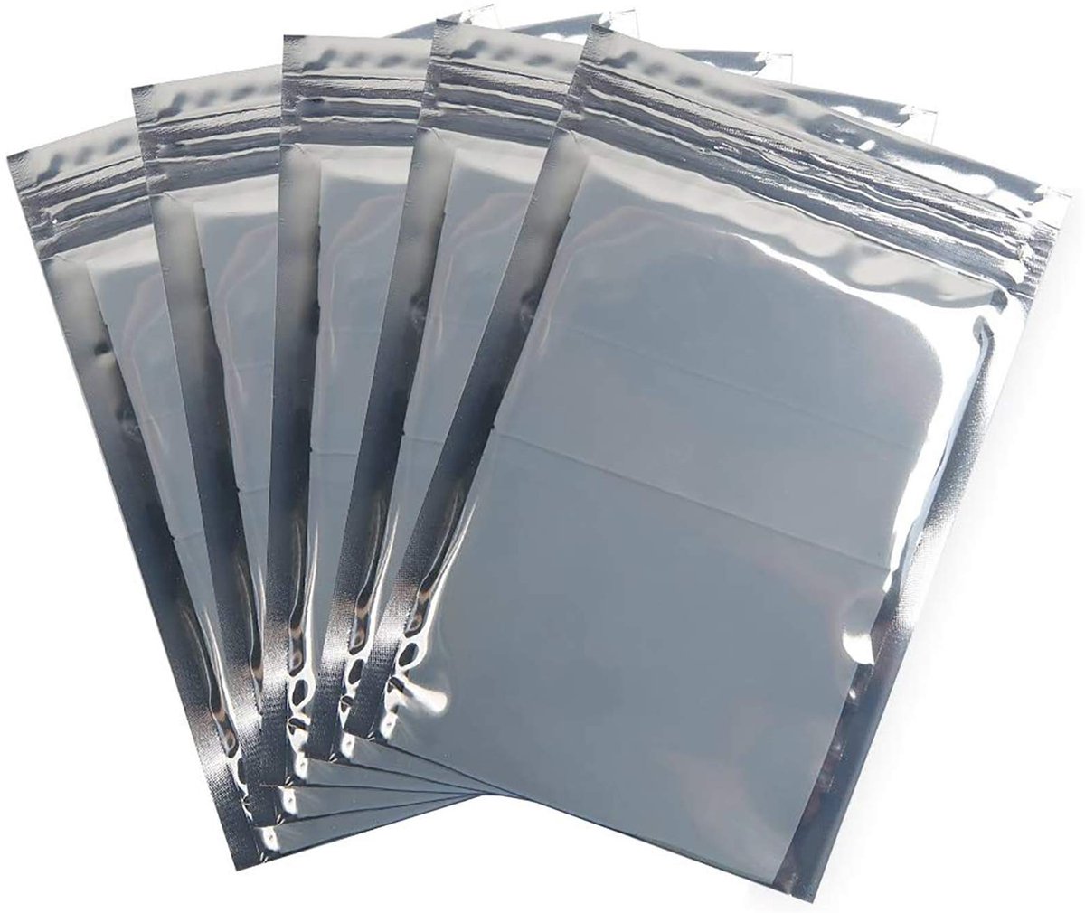 Dailygoods - Antistatische Resealable Tassen - Voor Elektronica - Set van 100 - Diverse Maten - Ideaal voor Bescherming van Apparatuur - Geschikt voor...