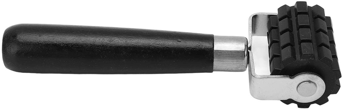 Dailygoods- Geluidsisolatierol Professionele Uitlaatdemper - Geluiddichte Rol - Siliconenrubberrol - Geluiddempende Producten - Grenenhouten Handgreep - Efficiënt Werken - Geluidsdempende Rol