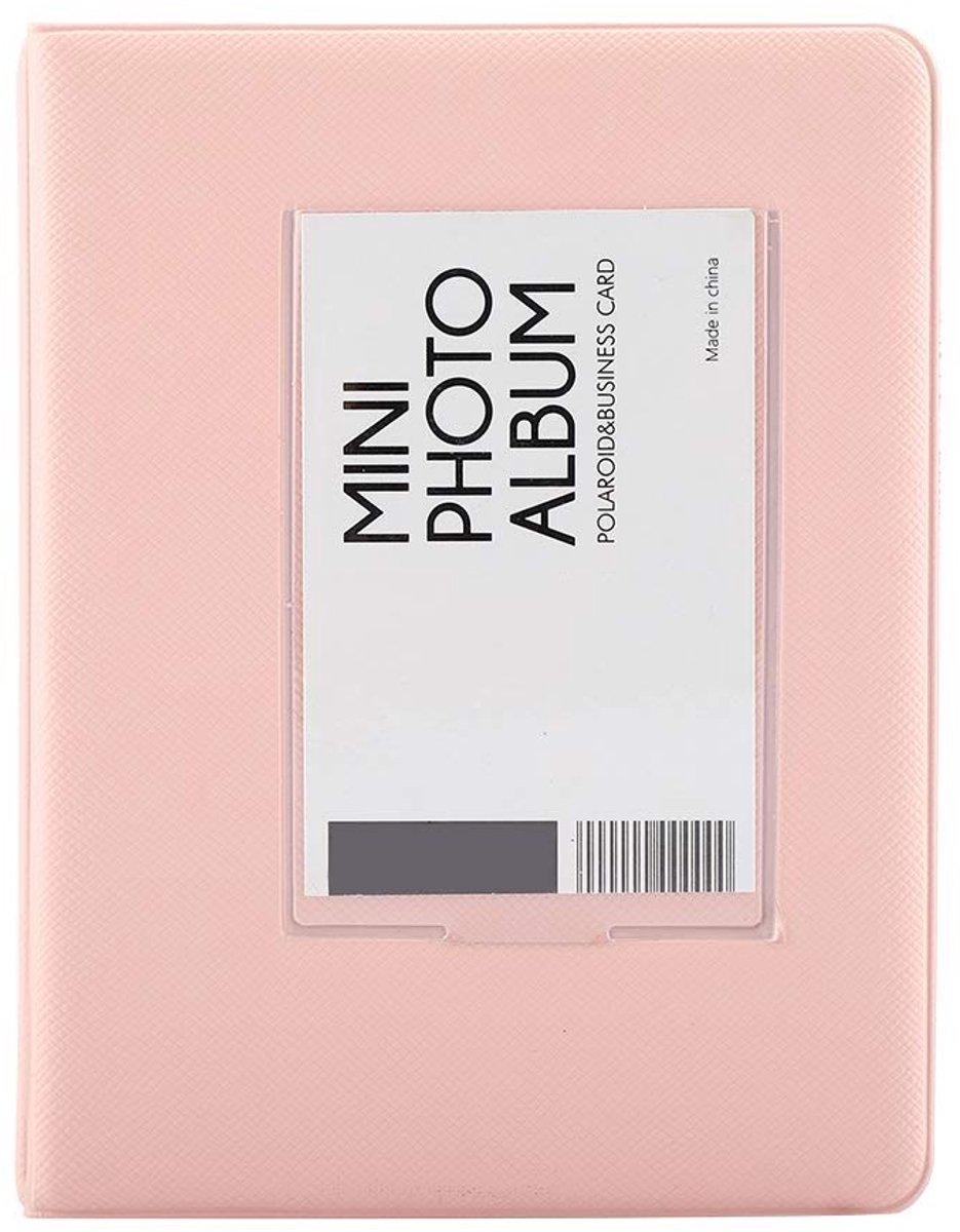 Dailygoods- Fotoalbum Grote Capaciteit - Mini Fotoalbum - Lichtgewicht - 64 Zakken - PVC - Perfect Cadeau - Fotoboek