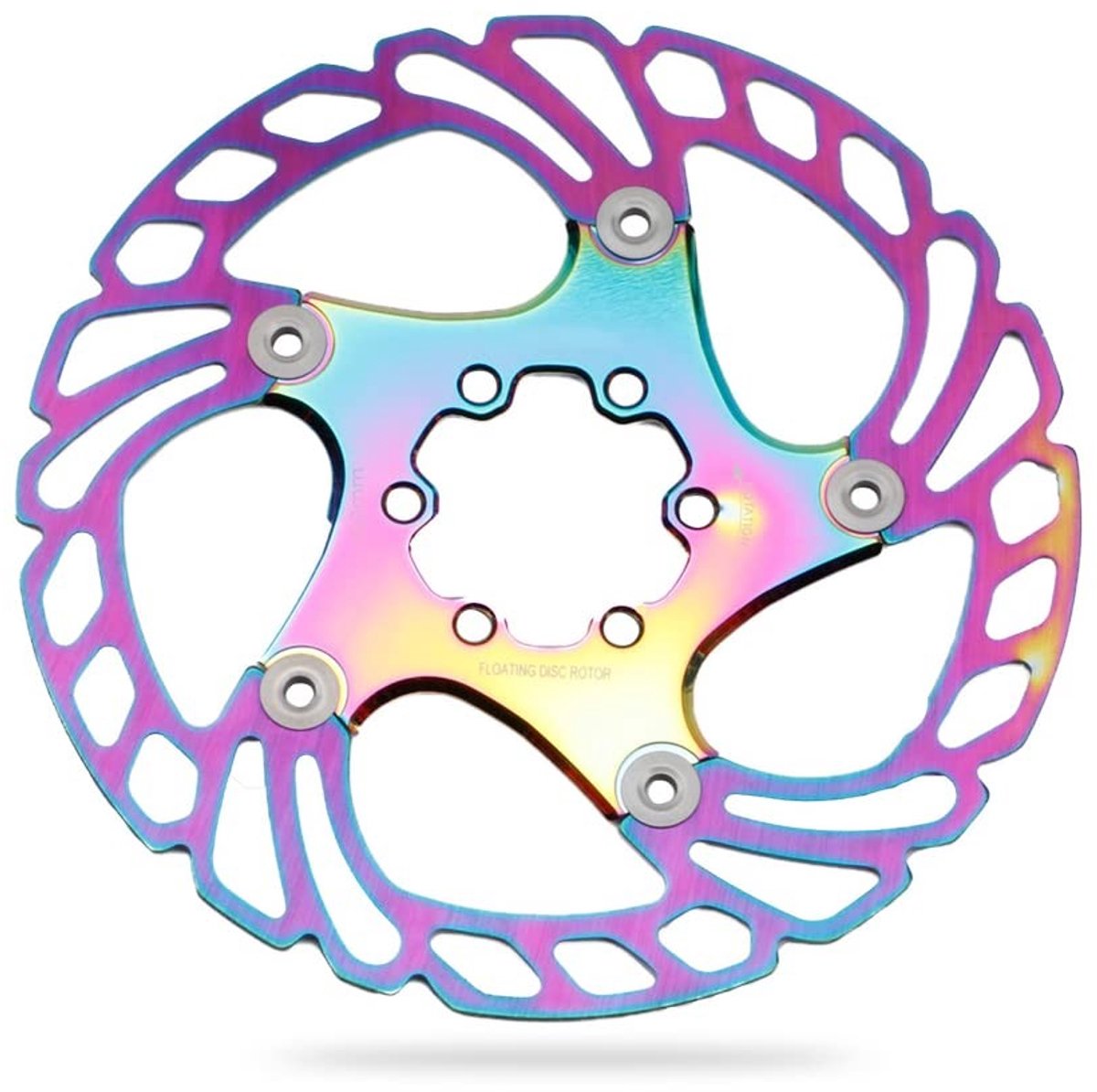 Dailygoods- Schijfrem Rotor 160mm/180mm - Aluminiumlegering + Roestvrij Staal - MTB/BMX/Racefietsen - 6-gaats Installatie - Hoogwaardig Materiaal - Remschijf