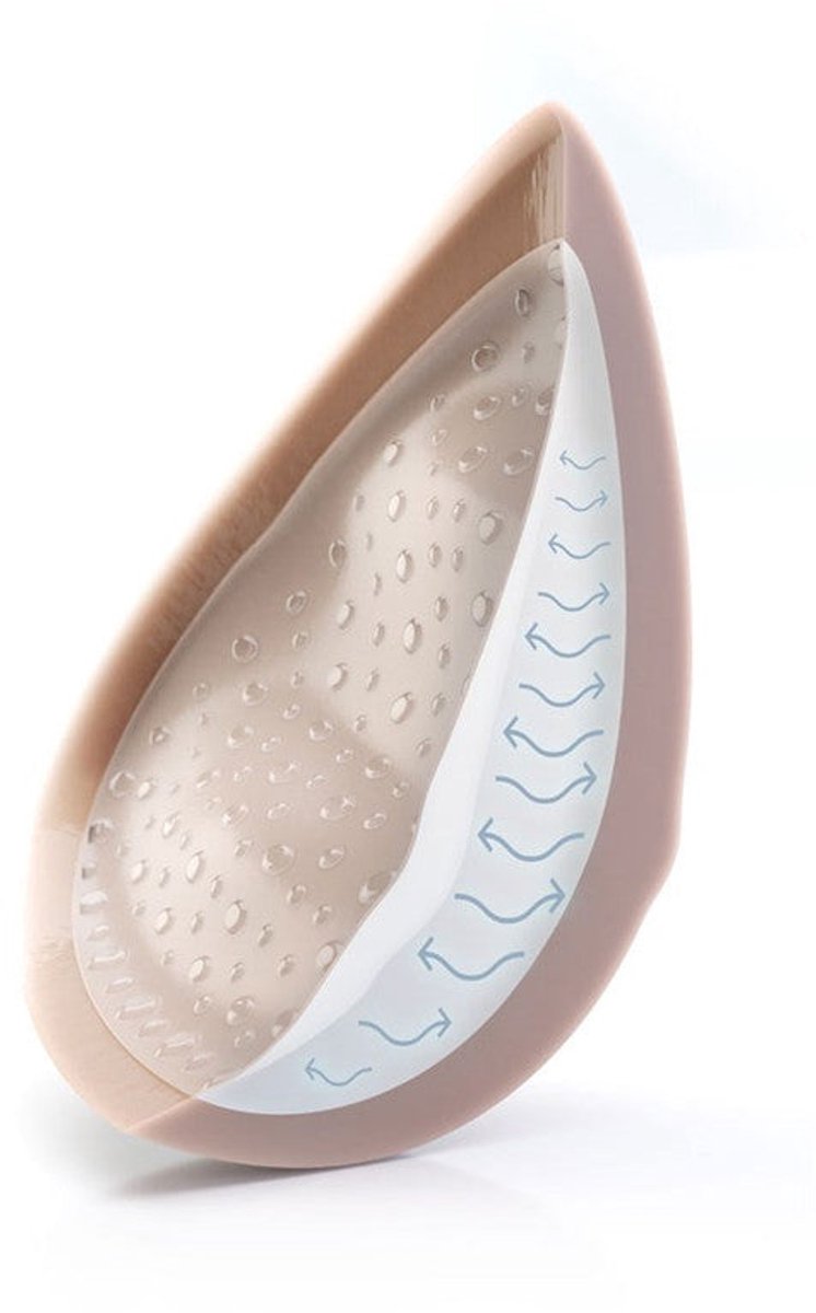 Amoena borstprothese Adapt Air Contact Light 2SN - Ivoor - Maat 5