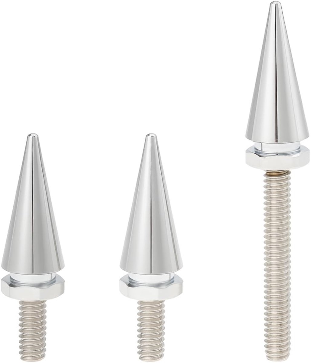 Dailygoods- Motorfiets Voorruit - Spike Bouten - Compatibel met Electra Glide/Ultra - Compatibel met Street Glide - Puntige Bouten - Perfecte Pasvorm - Motorfietsaccessoires