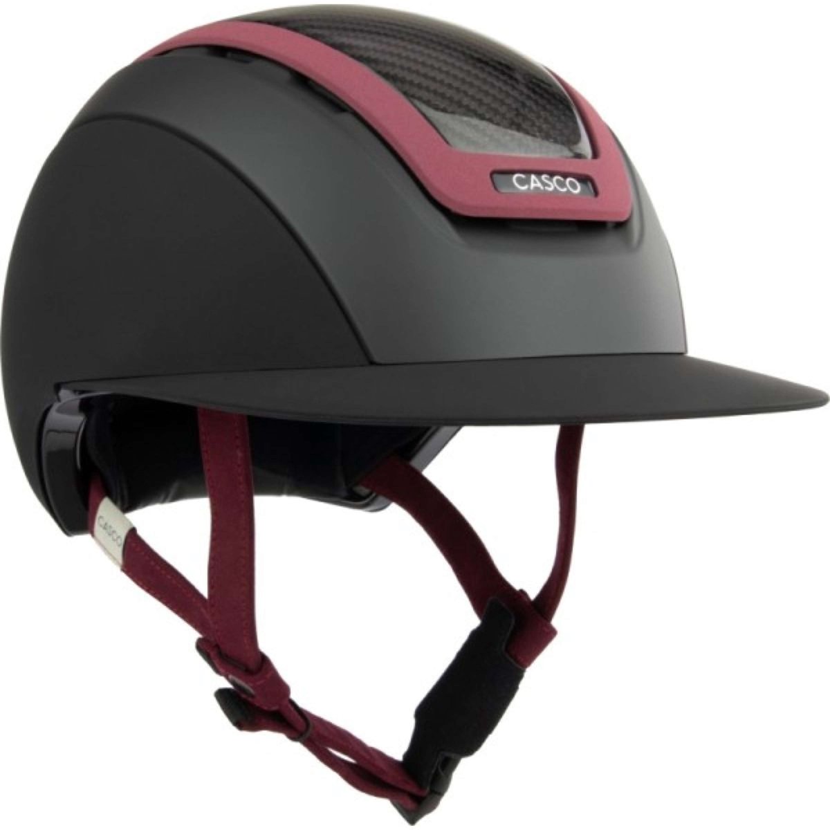 Casco Elite Precision Cap Carbon Burgundy - M