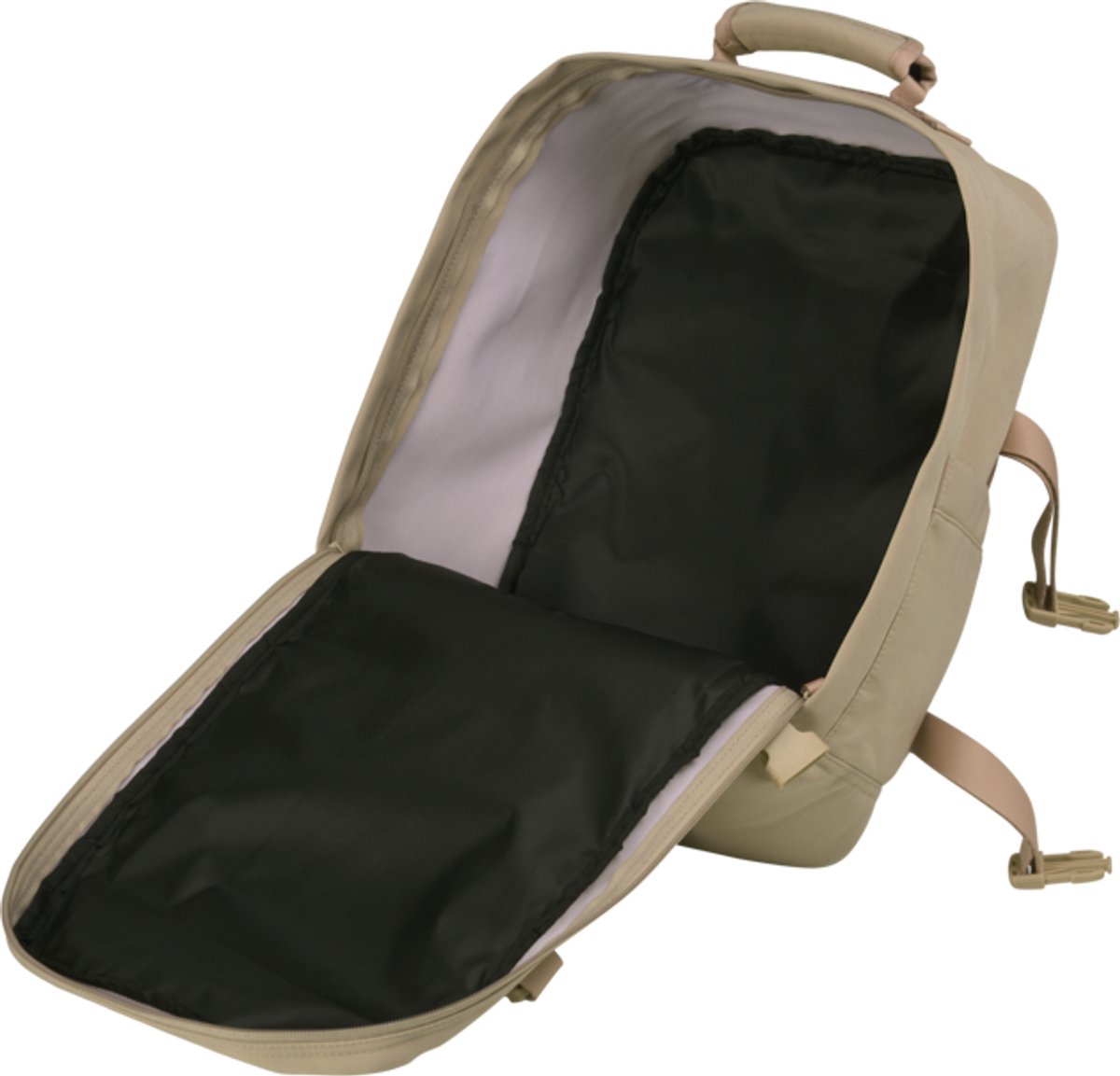 CabinMax Metz Reistas – Handbagage 24L Ryanair / Wizz Air – Rugzak Transavia – Schooltas - 40x30x20 cm – Compact Backpack – Lichtgewicht – zandsteen kleur – foto 4