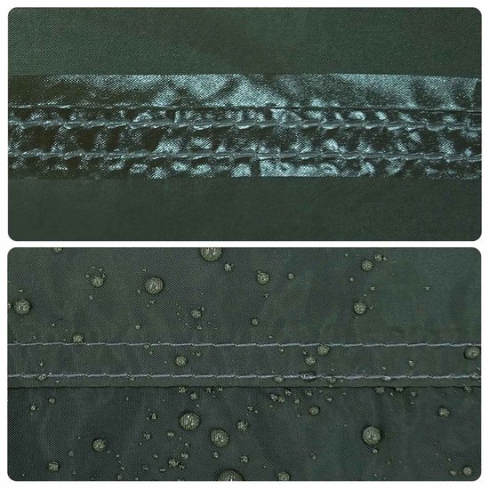 vidaXL - Huisje - Tent - met - dak - Leger - Groen - 210 - x - 210 - x - 138 - cm - Polyester van Vidaxl — afbeelding 5