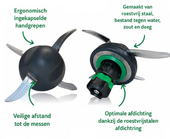 Mesbescherming voor Keukenmachine - 1 Stuk - Geschikt Voor Thermomix TM5/TM6 - Eenvoudig Losmaken van Deeg - Makkelijk Schoon Te Maken — afbeelding 5