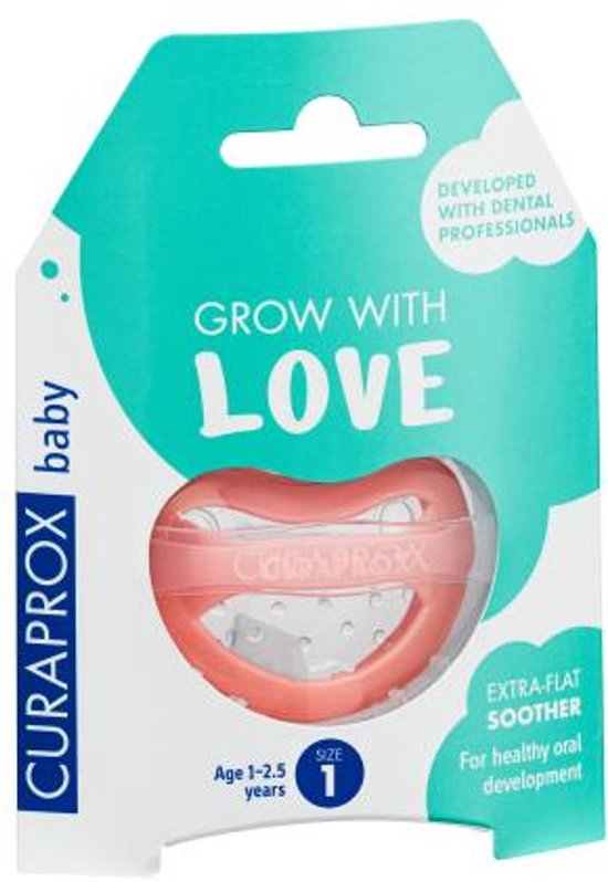 Curaprox Baby Fopspeen maat 1 - Koraal van Curaprox — afbeelding 3