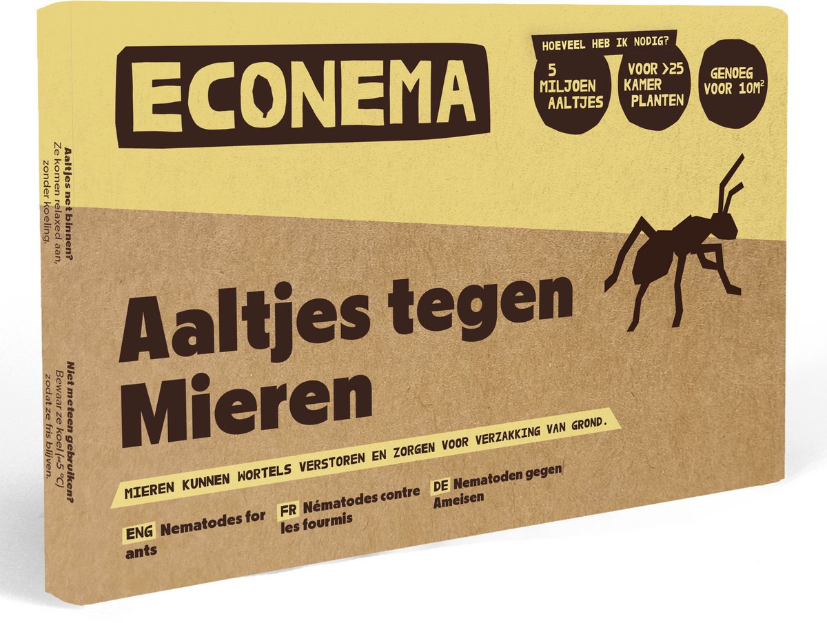 Aaltjes tegen Mieren – 50 m² / 25 nesten – Mieren bestrijden bij mierennesten