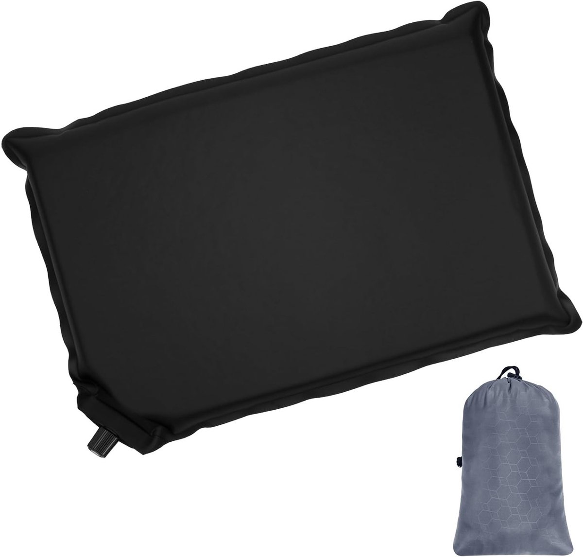 Opblaasbaar Zitkussen voor Camping en Reizen, Lichtgewicht en Waterdicht, Ideaal voor Buitenactiviteiten, 39 x 28 cm