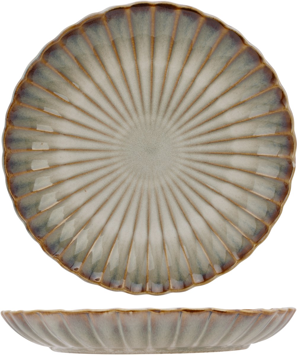 Cosy&Trendy Astera Pearl Plat Bord - Ø27,4x3,8cm - Set-4