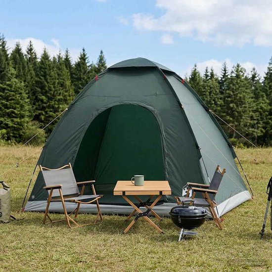 vidaXL - Kamperen - tent - 2-persoons - Leger - Groen van Vidaxl — afbeelding 3