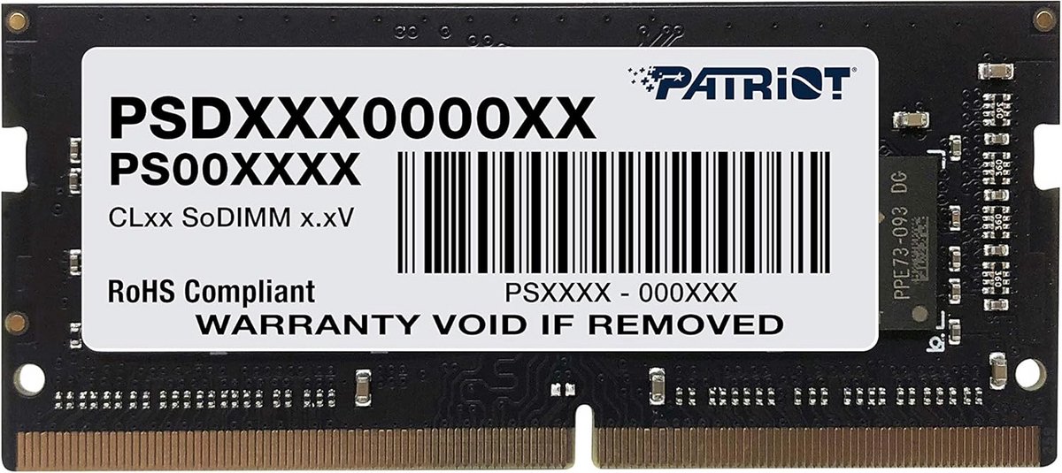 Geheugenmodule DDR4 - RAM module - Laptop upgrade - 8GB capaciteit - 2400 MHz - Groen
