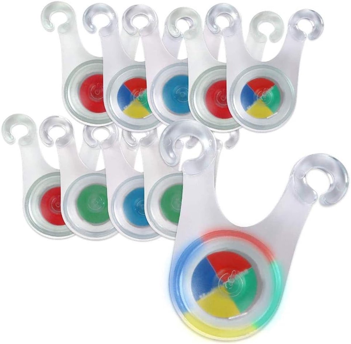 Camping Hanglamp - Tent Touw Verlichting - Veilig Kamperen - Waterdicht Ontwerp - 10 Stuks - Wit