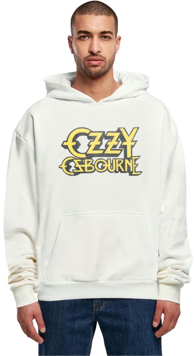 Merchcode Ozzy Osbourne - Ultimate Sin Vintage Ultra Heavy Hoodie/trui - 4XL - Wit