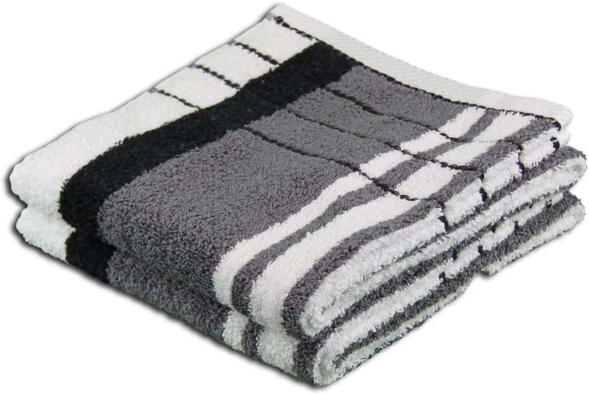 Strandlaken Set - Badhanddoeken - Zachte Handdoeken - 100% Katoen - 50 x 100 cm - Antracie
