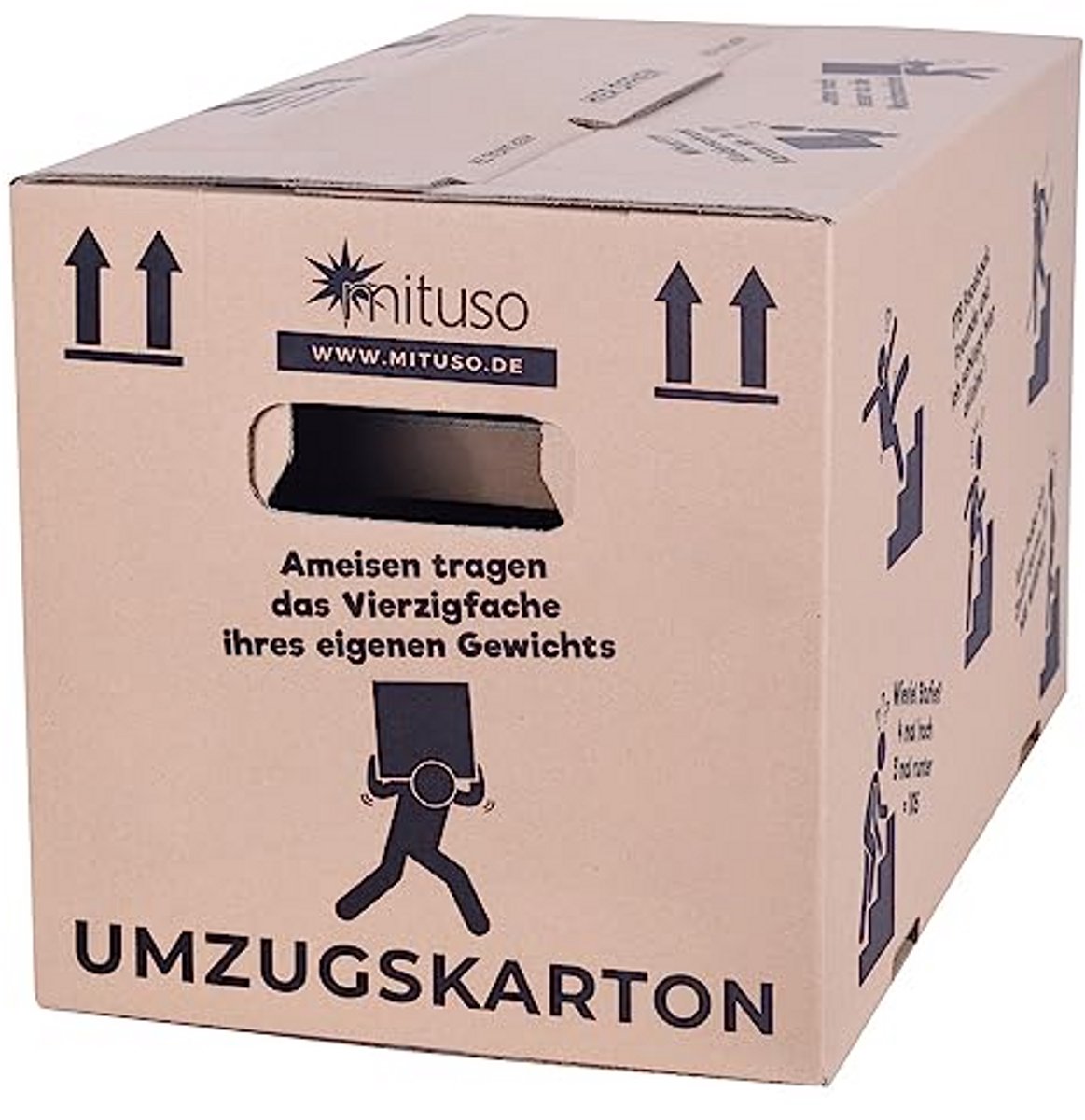 Verhuisdozen - Archiefdozen Opslagdozen - Verhuizen Opslag - Extra stabiel dubbel golfkarton - 600 x 330 x 350 mm - Bruin