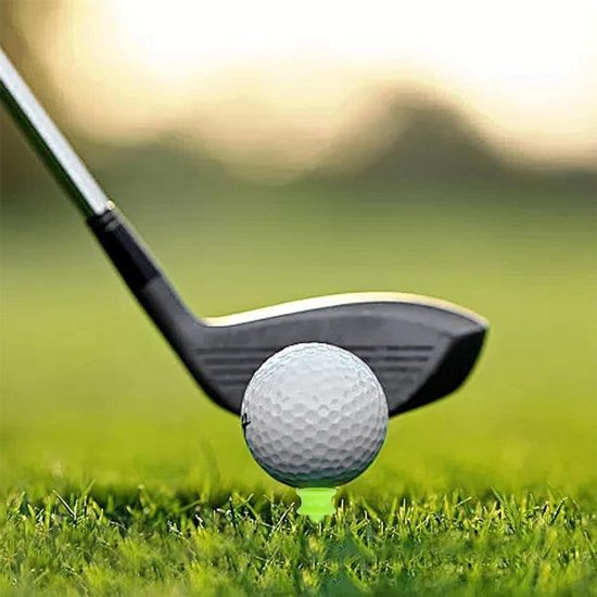 Dailygoods- Golftees 50 stuks - Onbreekbare Kunststof - Duurzaam - 2,54 cm - Geschikt voor Training - Eenvoudig Inbrengen - Golfaccessoires van Dailygoods — afbeelding 5
