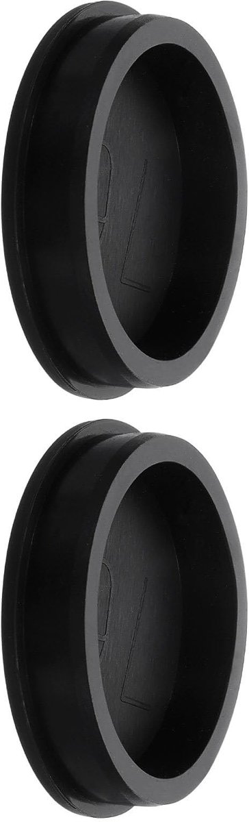 Dailygoods- Knopplug Waterdicht - Rubber/Hoogwaardig Siliconen - 76 mm - Temperatuurbestendig tot 250 °C - 2 Stuks - Eenvoudig te Installeren - Rubberen Stop