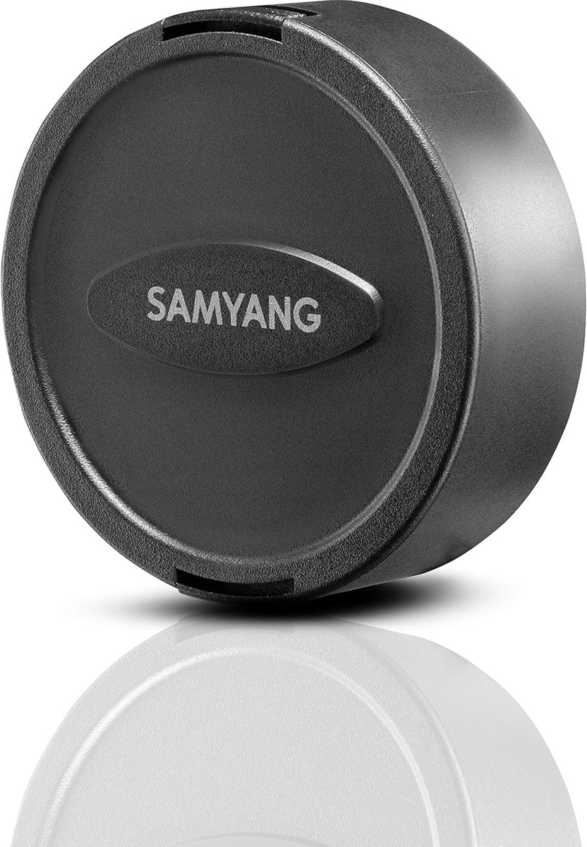 Lensbescherming Deksel - Frontdop Objectief - Camera Onderhoud - Stevig Kunststof - 6.9 x 6.9 cm - Zwart