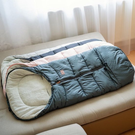 Kinderwagen Slaapzak - Voetenzak Winter - Baby Warm Houden - 3-in-1 Verstelbaar - 110 cm Lang - Zoete Toffee — afbeelding 5