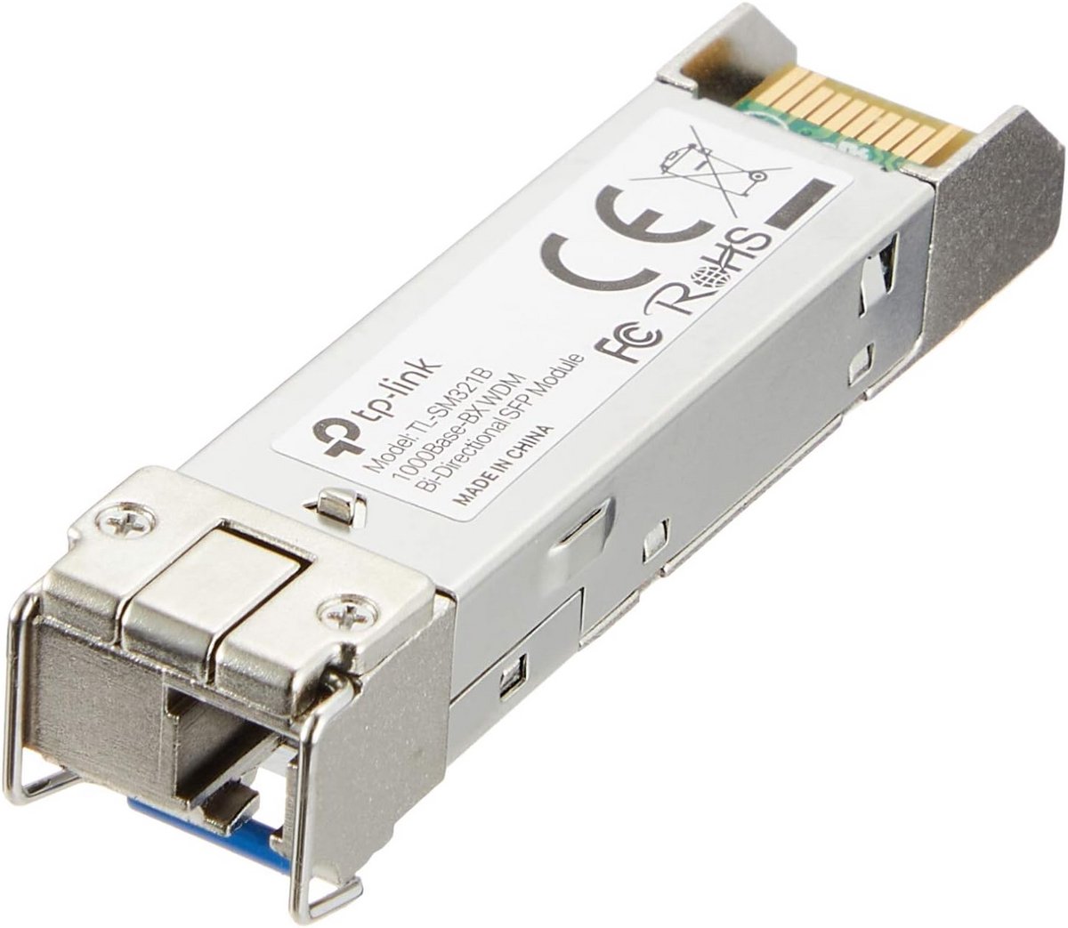 SFP Module - Glasvezel Zendertje - Netwerk Uitbreiding - Single-Mode Vezel - 1 Gbps - Zwart