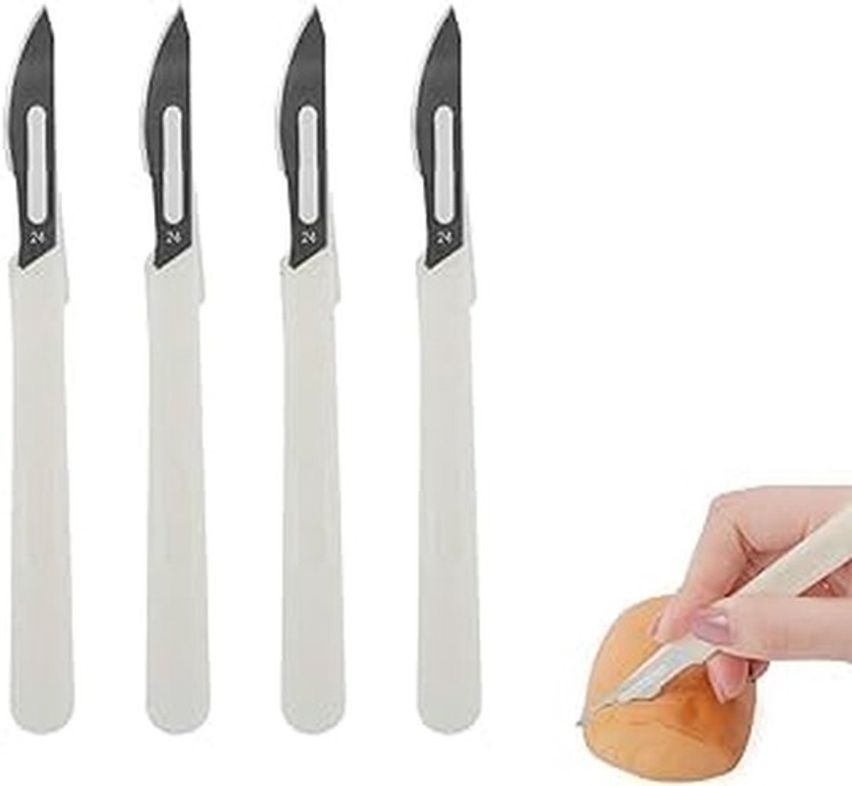 Dailygoods- Deegmes Hoogwaardig - Broodsnijder - Baguettemes - Snijgereedschap - Ergonomisch Ontwerp - Duurzaam Roestvrij Staal - Broodmes