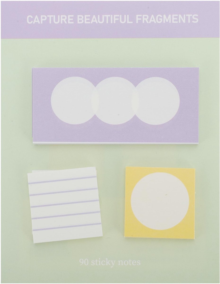 Dailygoods- Zelfklevende Notities - Innovatief Ontwerp - Kleine Notitieblokken - Gerecycled Papier - Duurzaam - Betrouwbare Lijm - Plakbriefjes