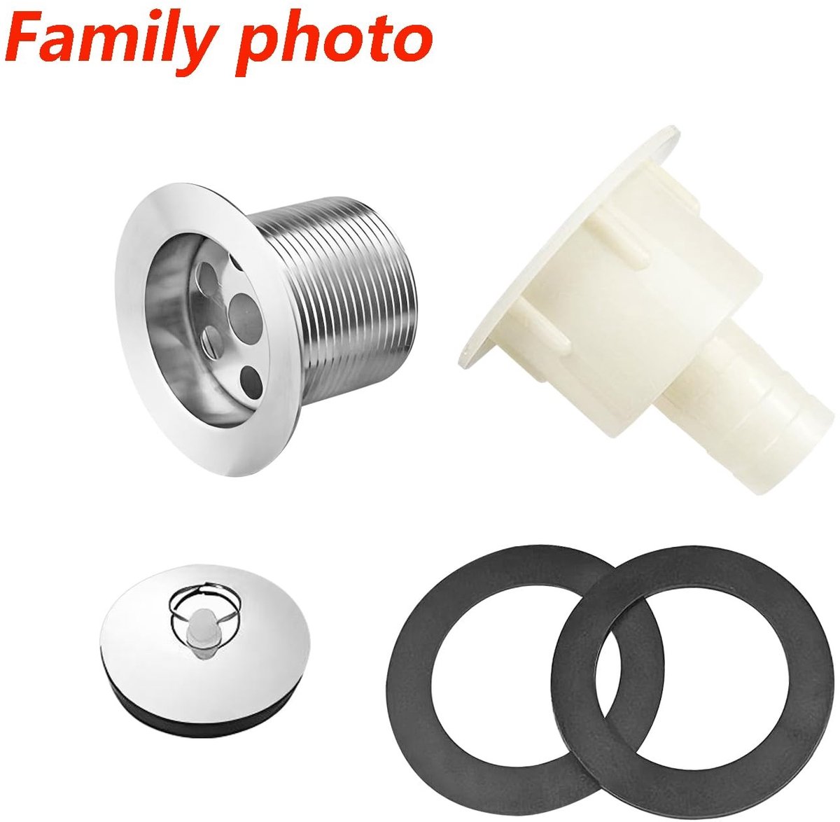 Dailygoods- Gootsteenafvoerventiel Duurzaam - Afvoerventiel - Waterafvoer - Antikloppen - Sterke Adsorptie - Verbeterde Hygiëne