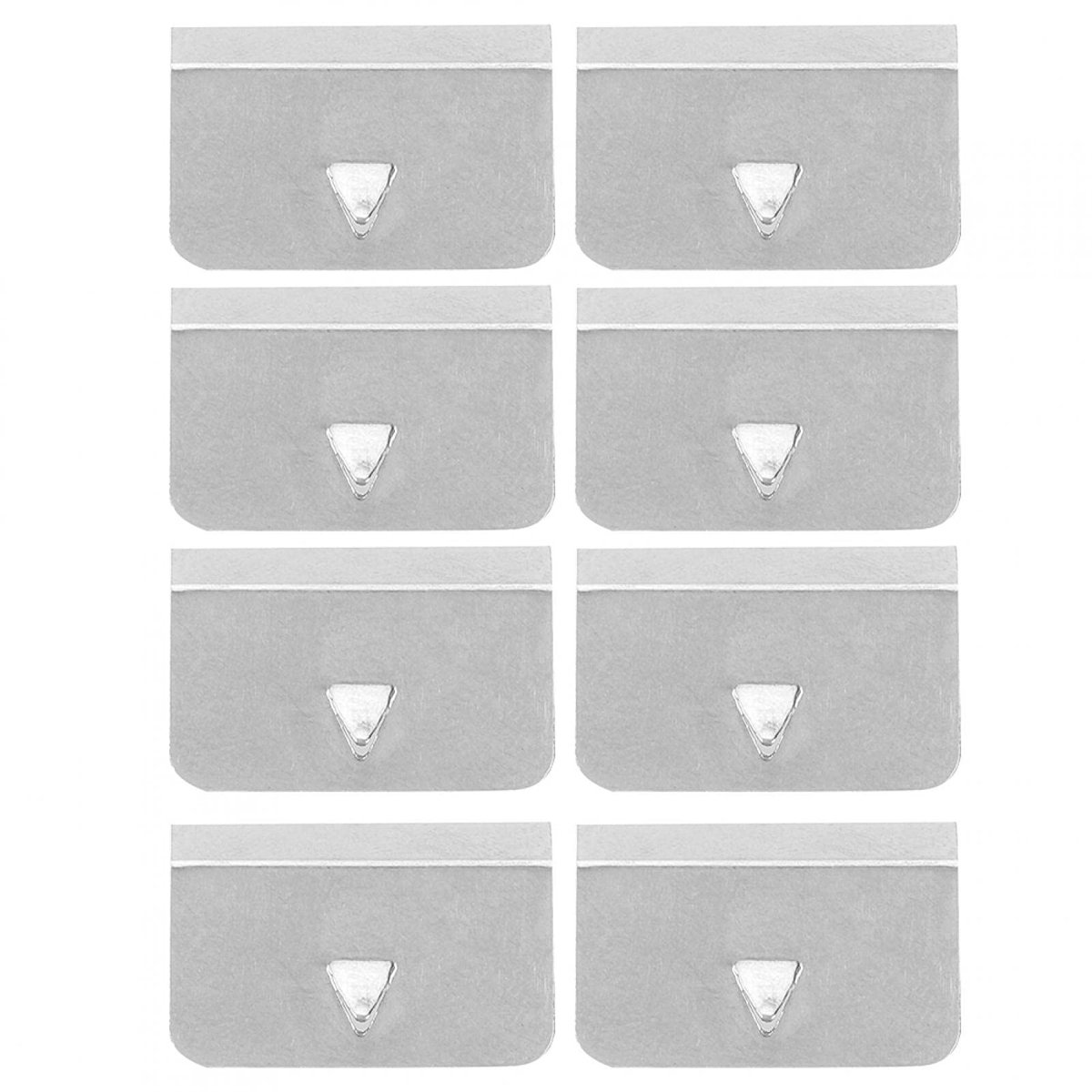 Dailygoods- Winddeflector Clips - Universele Auto Wind/Rain Deflector - Roestvrij Staal - Set van 8 Stuks - Antiroest - Hoge Impactbestendigheid