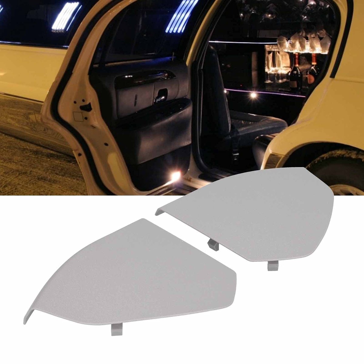 Dailygoods- Voordeur Deksel Hoge Compatibiliteit - Bovenste Deksel - Links/Rechts - Eenvoudige Installatie - W211 2003-2006 - Superieure Functionaliteit - Deurbekleding